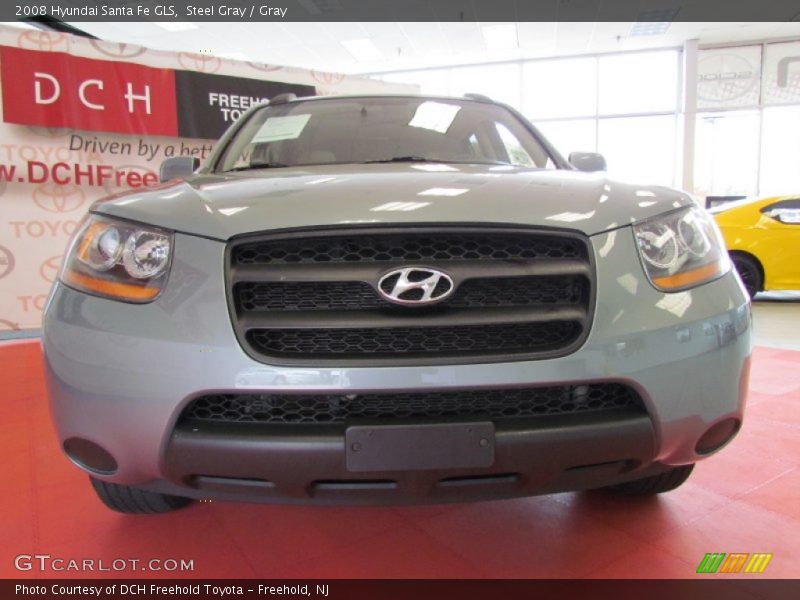 Steel Gray / Gray 2008 Hyundai Santa Fe GLS
