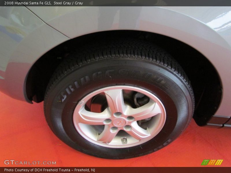 Steel Gray / Gray 2008 Hyundai Santa Fe GLS