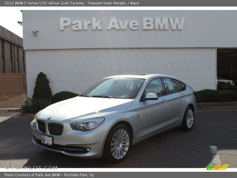 Titanium Silver Metallic / Black 2011 BMW 5 Series 535i xDrive Gran Turismo