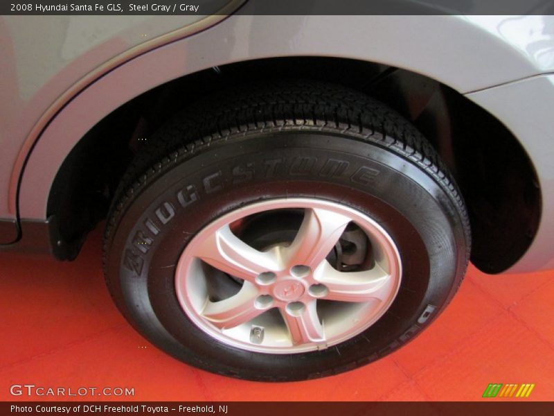 Steel Gray / Gray 2008 Hyundai Santa Fe GLS