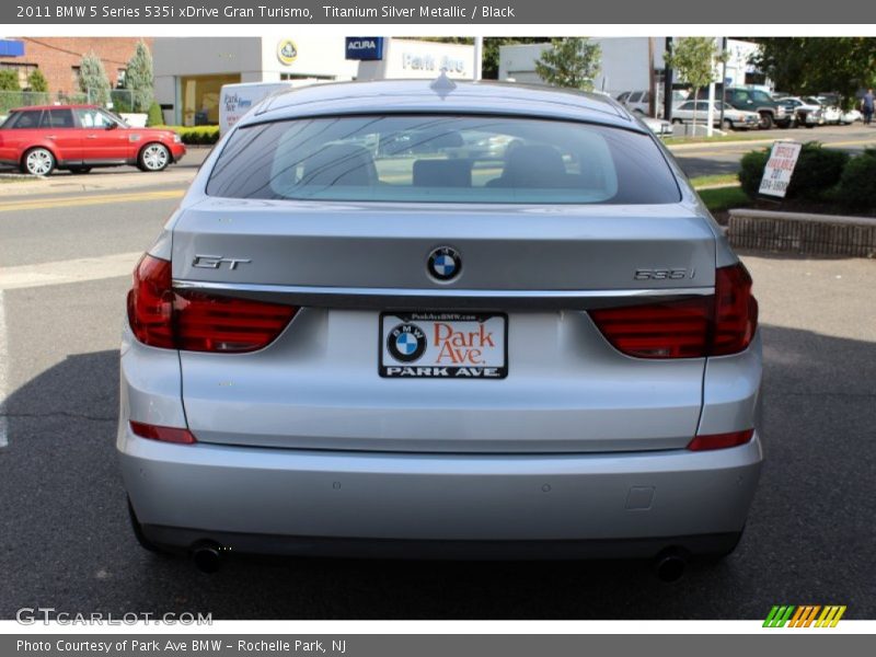 Titanium Silver Metallic / Black 2011 BMW 5 Series 535i xDrive Gran Turismo