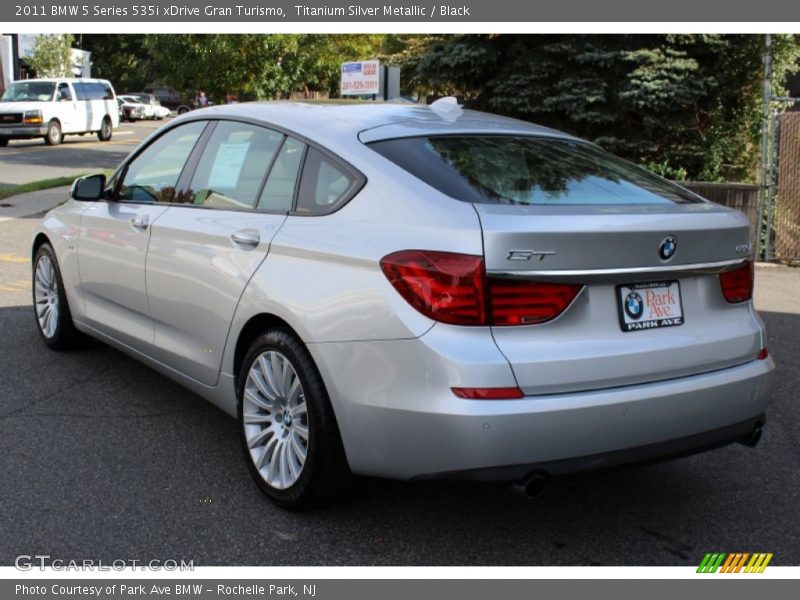 Titanium Silver Metallic / Black 2011 BMW 5 Series 535i xDrive Gran Turismo