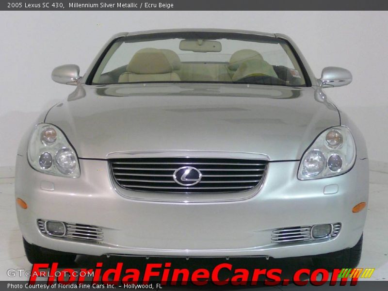 Millennium Silver Metallic / Ecru Beige 2005 Lexus SC 430