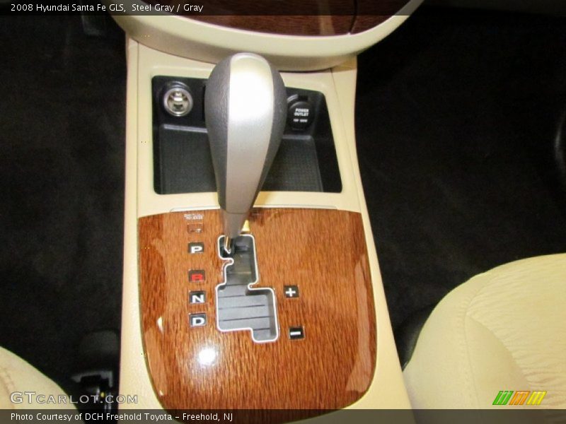 Steel Gray / Gray 2008 Hyundai Santa Fe GLS