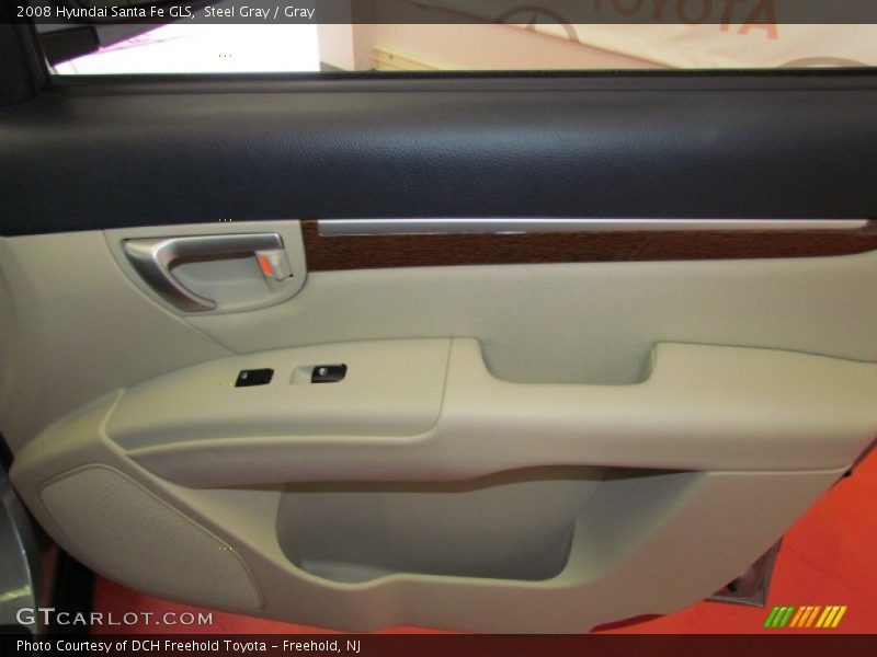 Steel Gray / Gray 2008 Hyundai Santa Fe GLS