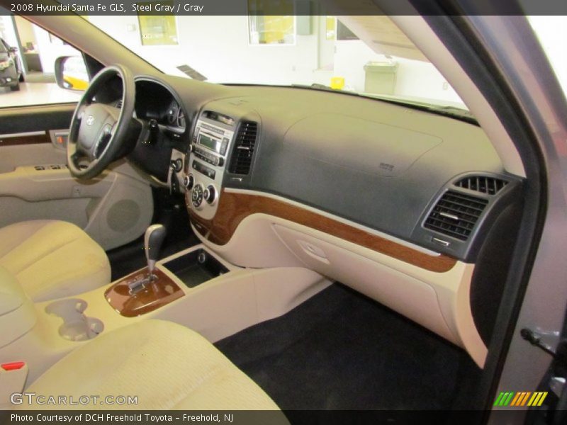 Steel Gray / Gray 2008 Hyundai Santa Fe GLS