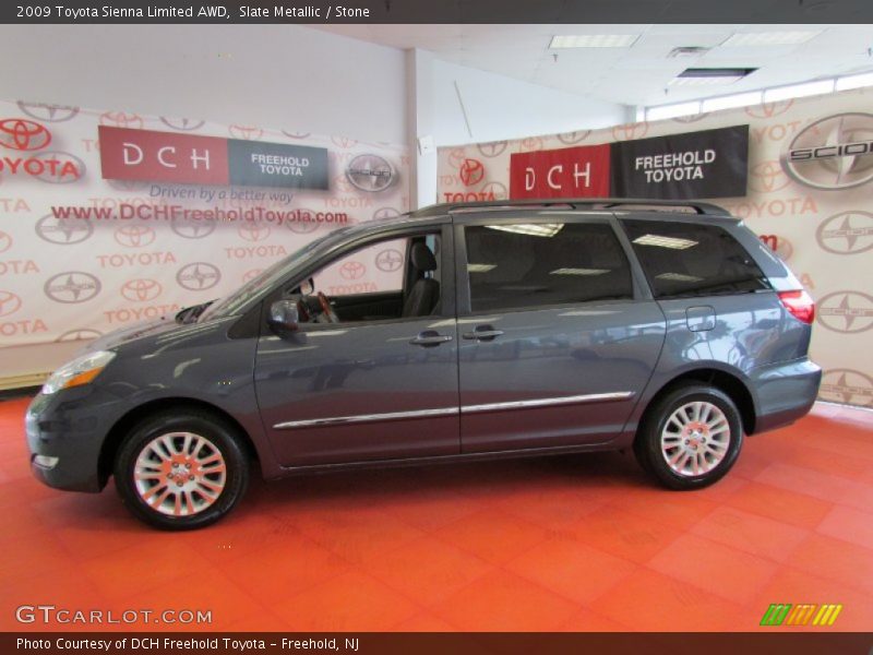 Slate Metallic / Stone 2009 Toyota Sienna Limited AWD