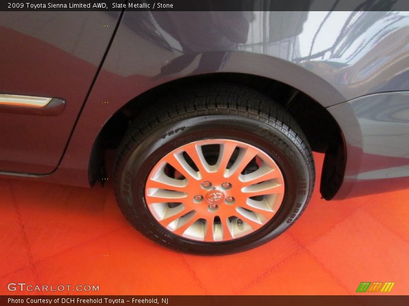 Slate Metallic / Stone 2009 Toyota Sienna Limited AWD