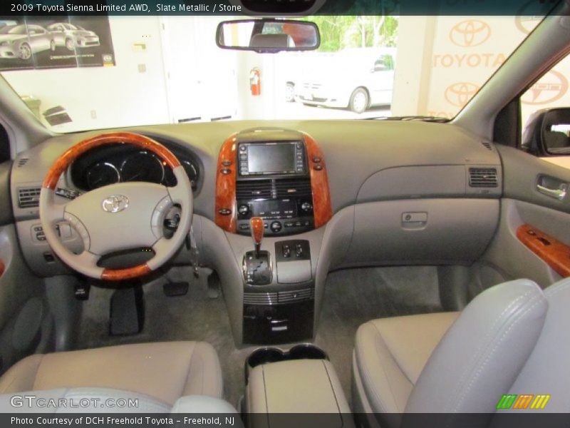 Slate Metallic / Stone 2009 Toyota Sienna Limited AWD