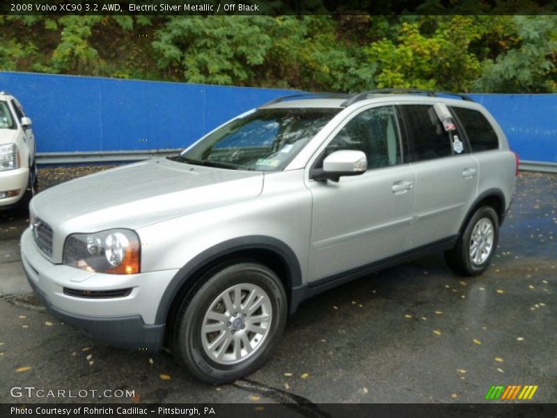 Electric Silver Metallic / Off Black 2008 Volvo XC90 3.2 AWD
