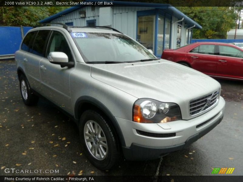 Electric Silver Metallic / Off Black 2008 Volvo XC90 3.2 AWD