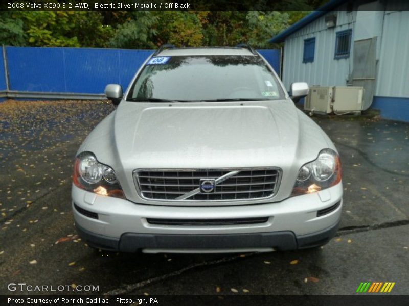 Electric Silver Metallic / Off Black 2008 Volvo XC90 3.2 AWD