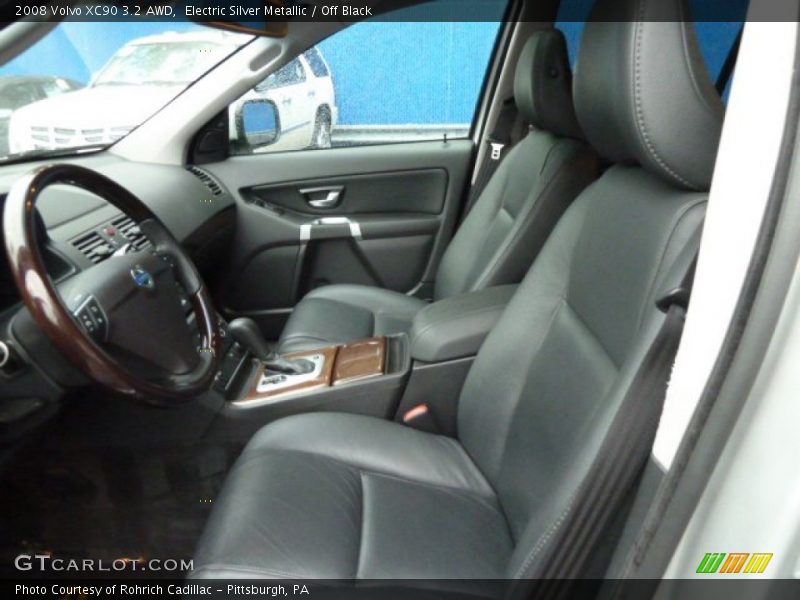 Electric Silver Metallic / Off Black 2008 Volvo XC90 3.2 AWD