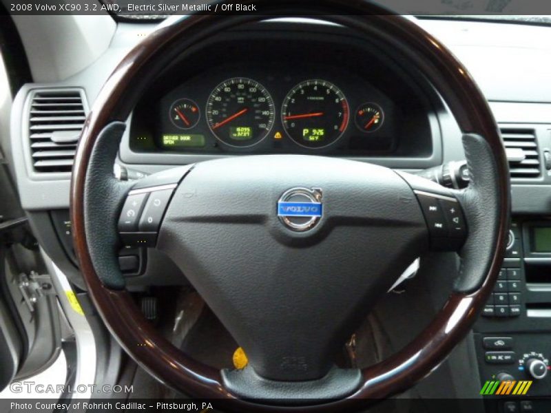 Electric Silver Metallic / Off Black 2008 Volvo XC90 3.2 AWD