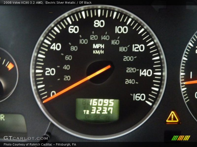 Electric Silver Metallic / Off Black 2008 Volvo XC90 3.2 AWD