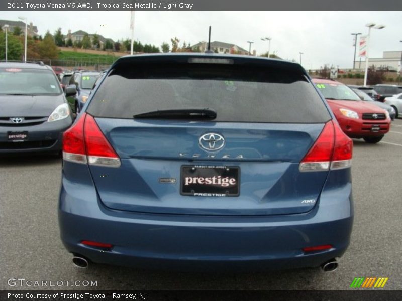 Tropical Sea Metallic / Light Gray 2011 Toyota Venza V6 AWD