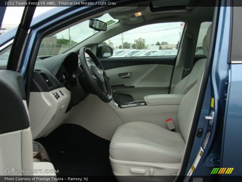 Tropical Sea Metallic / Light Gray 2011 Toyota Venza V6 AWD