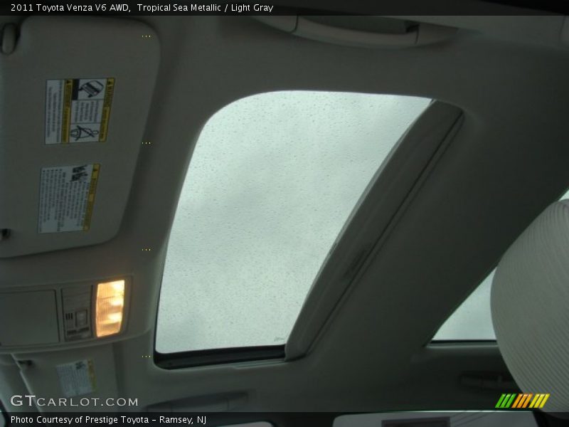 Tropical Sea Metallic / Light Gray 2011 Toyota Venza V6 AWD
