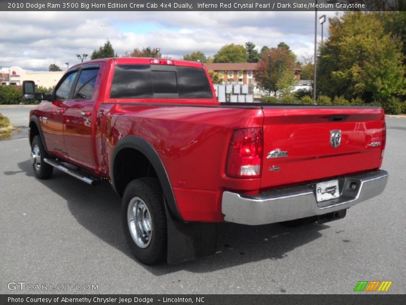  2010 Ram 3500 Big Horn Edition Crew Cab 4x4 Dually Inferno Red Crystal Pearl