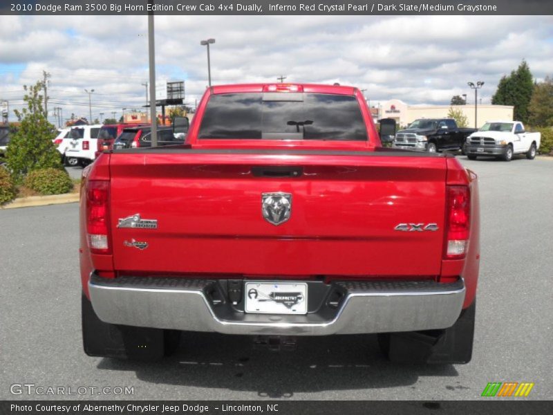  2010 Ram 3500 Big Horn Edition Crew Cab 4x4 Dually Inferno Red Crystal Pearl