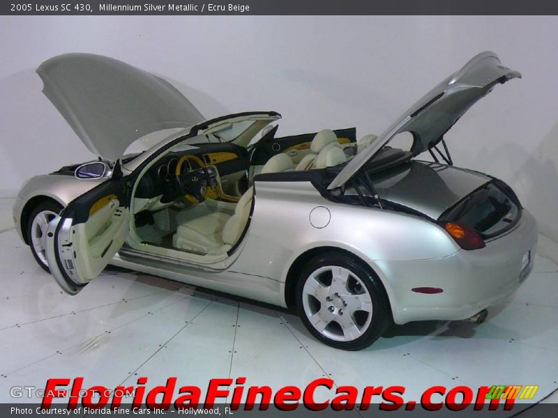 Millennium Silver Metallic / Ecru Beige 2005 Lexus SC 430