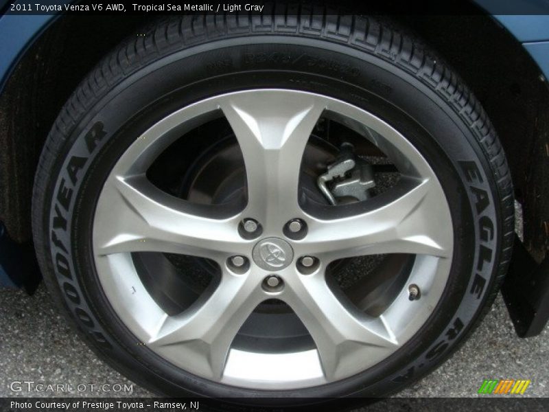 Tropical Sea Metallic / Light Gray 2011 Toyota Venza V6 AWD
