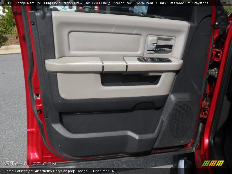 Inferno Red Crystal Pearl / Dark Slate/Medium Graystone 2010 Dodge Ram 3500 Big Horn Edition Crew Cab 4x4 Dually