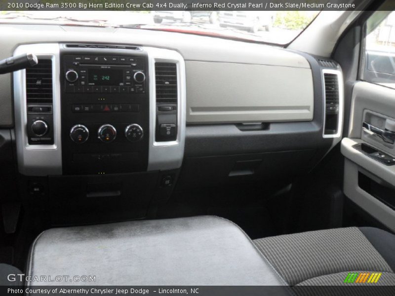 Inferno Red Crystal Pearl / Dark Slate/Medium Graystone 2010 Dodge Ram 3500 Big Horn Edition Crew Cab 4x4 Dually