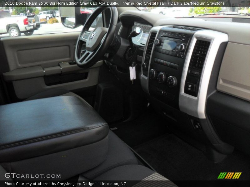 Inferno Red Crystal Pearl / Dark Slate/Medium Graystone 2010 Dodge Ram 3500 Big Horn Edition Crew Cab 4x4 Dually