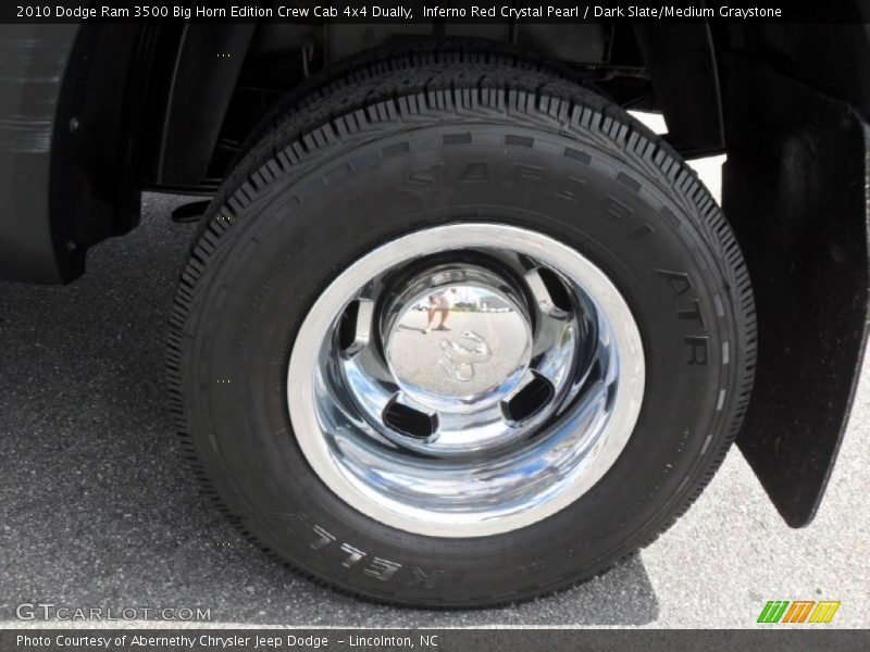 Inferno Red Crystal Pearl / Dark Slate/Medium Graystone 2010 Dodge Ram 3500 Big Horn Edition Crew Cab 4x4 Dually