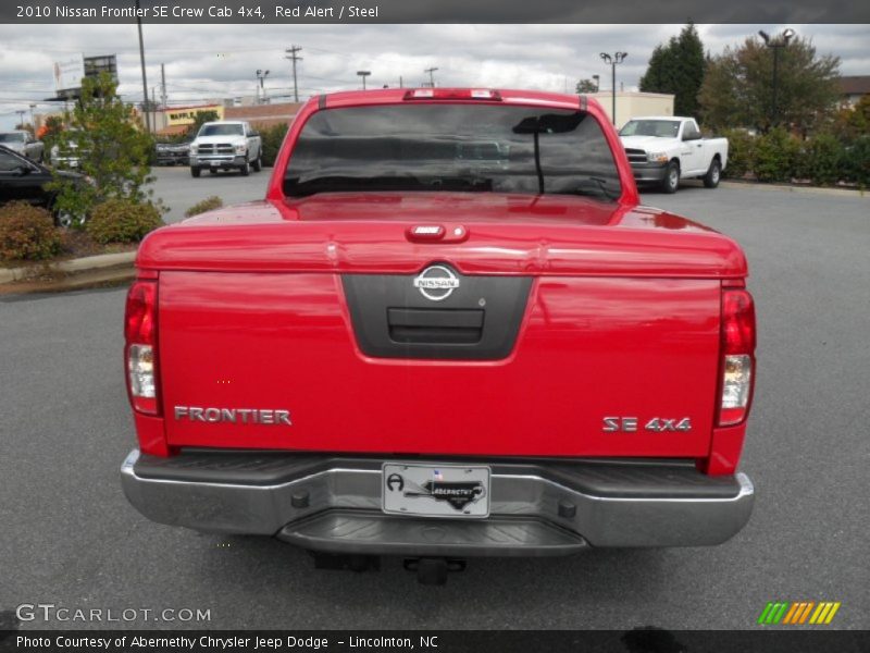 Red Alert / Steel 2010 Nissan Frontier SE Crew Cab 4x4