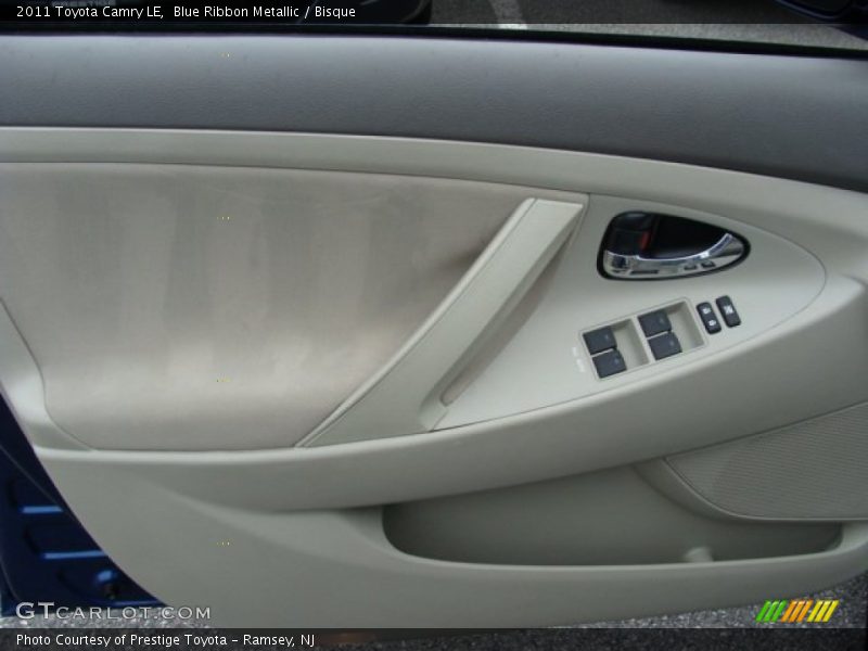 Blue Ribbon Metallic / Bisque 2011 Toyota Camry LE