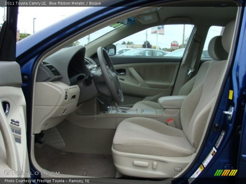 Blue Ribbon Metallic / Bisque 2011 Toyota Camry LE