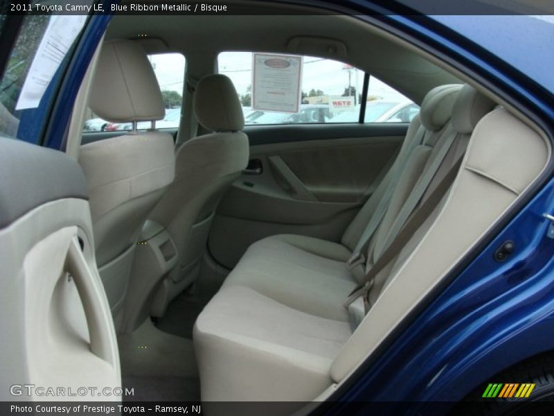Blue Ribbon Metallic / Bisque 2011 Toyota Camry LE