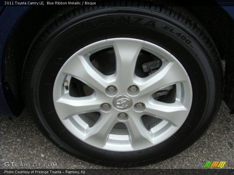 Blue Ribbon Metallic / Bisque 2011 Toyota Camry LE