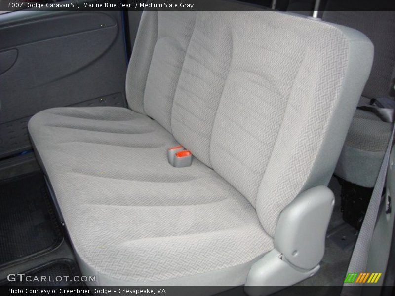 Marine Blue Pearl / Medium Slate Gray 2007 Dodge Caravan SE