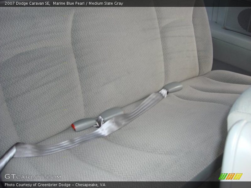 Marine Blue Pearl / Medium Slate Gray 2007 Dodge Caravan SE
