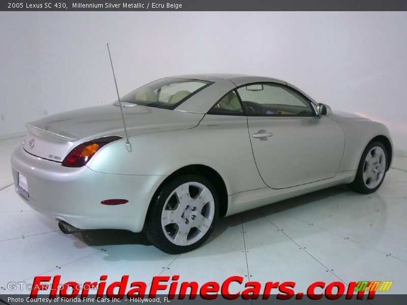 Millennium Silver Metallic / Ecru Beige 2005 Lexus SC 430