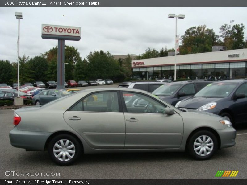 Mineral Green Opal / Taupe 2006 Toyota Camry LE
