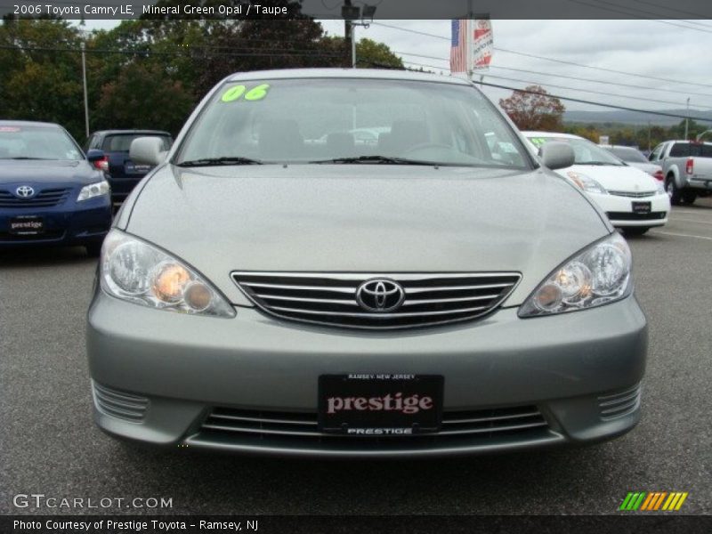 Mineral Green Opal / Taupe 2006 Toyota Camry LE