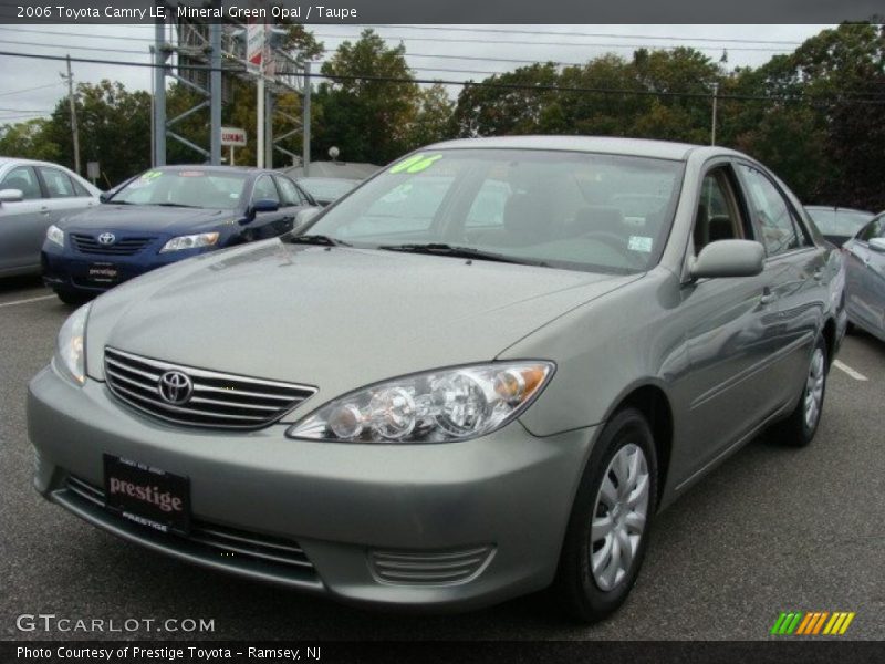 Mineral Green Opal / Taupe 2006 Toyota Camry LE