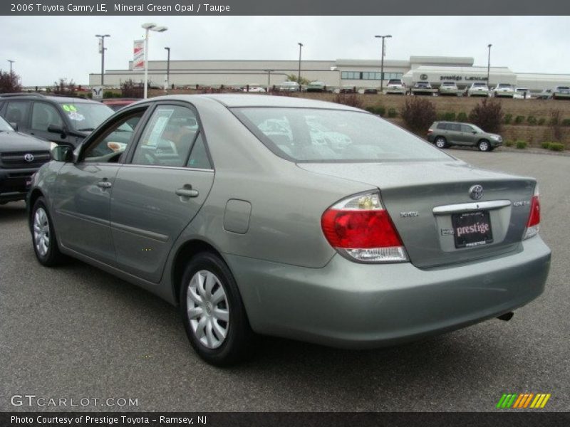 Mineral Green Opal / Taupe 2006 Toyota Camry LE