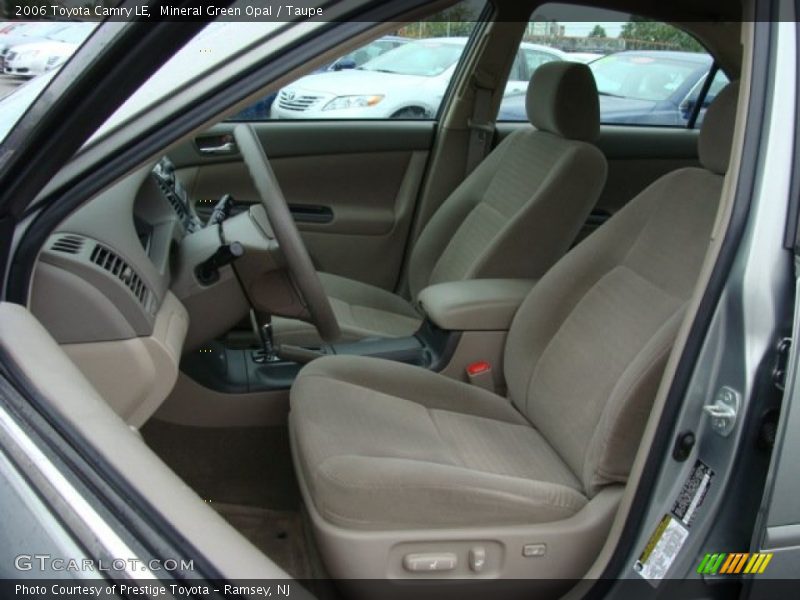 Mineral Green Opal / Taupe 2006 Toyota Camry LE