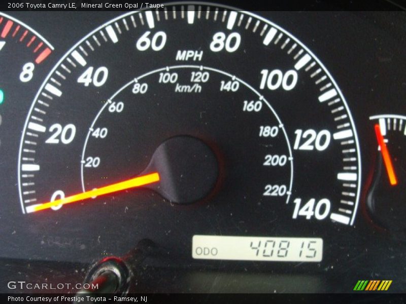 Mineral Green Opal / Taupe 2006 Toyota Camry LE