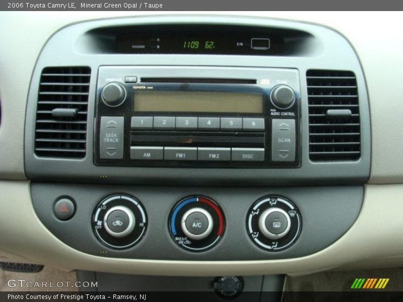 Mineral Green Opal / Taupe 2006 Toyota Camry LE