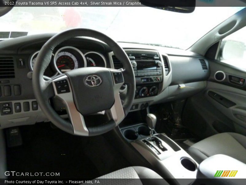 Silver Streak Mica / Graphite 2012 Toyota Tacoma V6 SR5 Access Cab 4x4