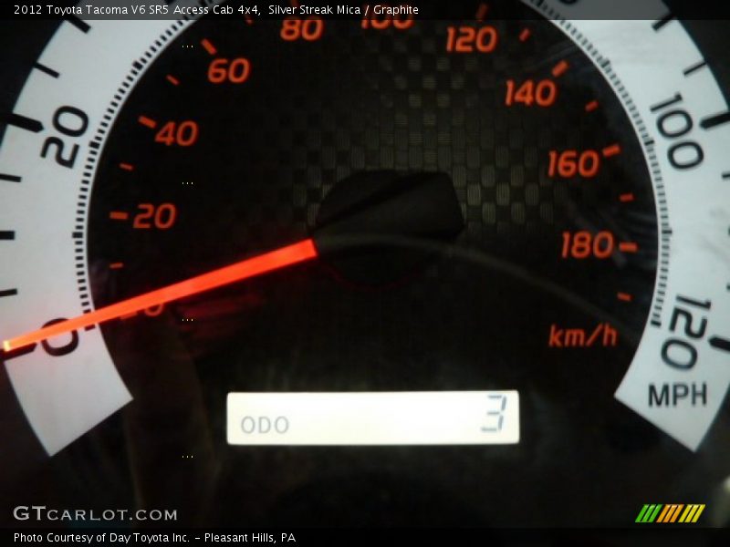 Silver Streak Mica / Graphite 2012 Toyota Tacoma V6 SR5 Access Cab 4x4