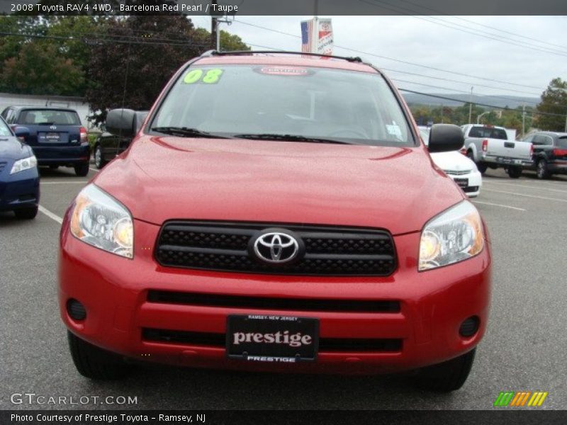 Barcelona Red Pearl / Taupe 2008 Toyota RAV4 4WD