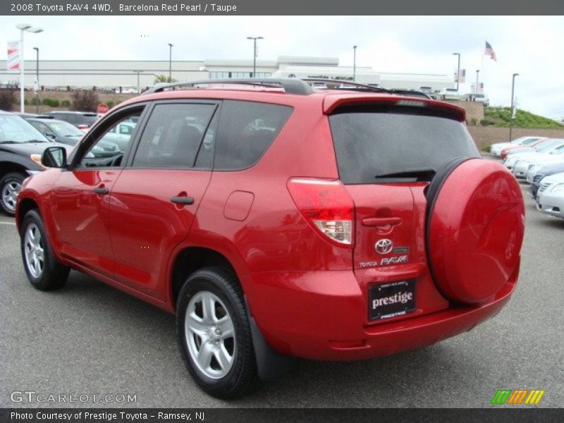 Barcelona Red Pearl / Taupe 2008 Toyota RAV4 4WD