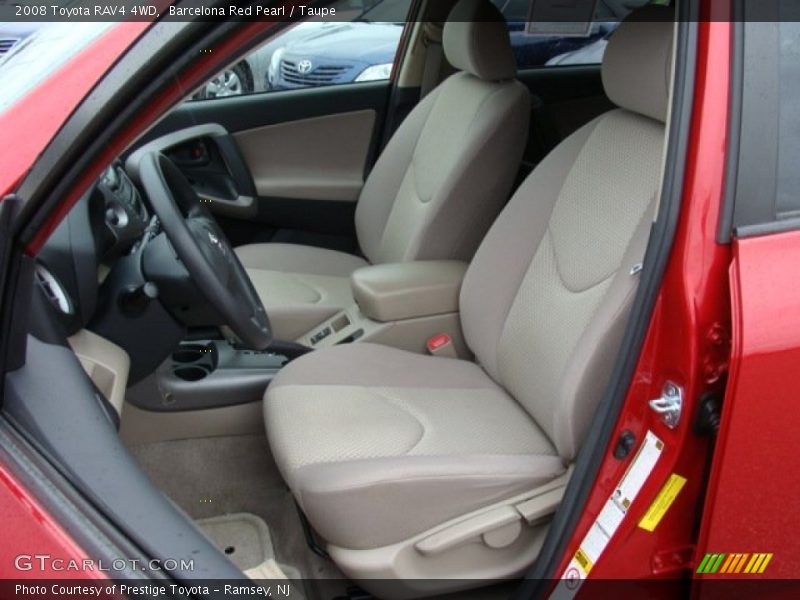 Barcelona Red Pearl / Taupe 2008 Toyota RAV4 4WD